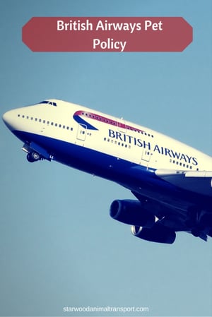 British Airways Pet Policy